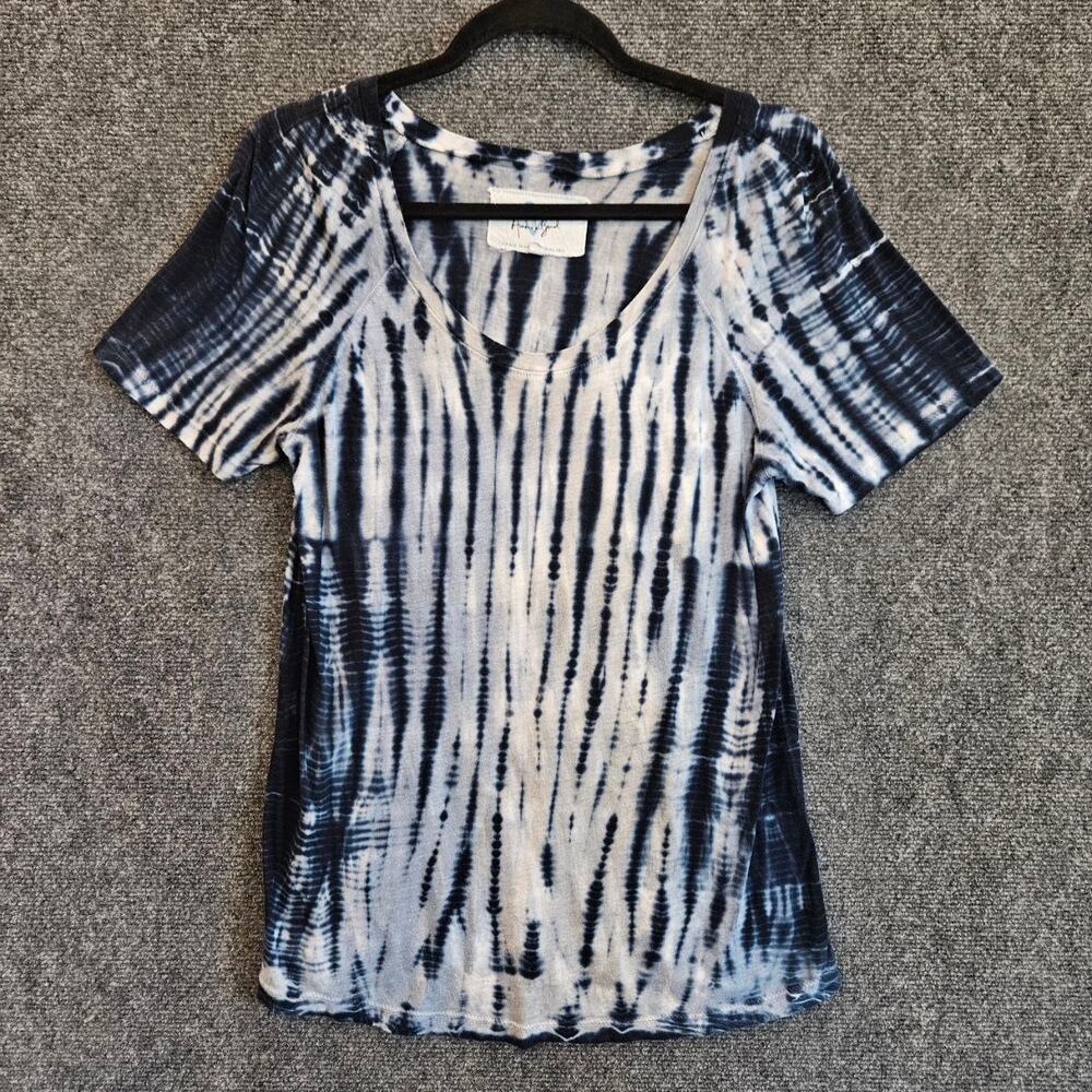Johnny Was Amanda Bond Handmade Malibu Tie Dye Tee Medium